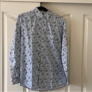 RAZER Men’s Blue Patterned Shirt. Size S